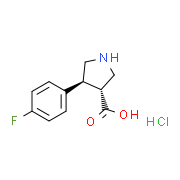 Trans-4-(4-Fluorophenyl)pyrrolidine-3-carboxylic acid hydrochloride 1330750-50-9